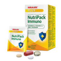 WALMARK NUTRIPACK IMMUNO, Imunitetui - vitaminas D, C, Cinkas, Selenas, 30 paketėlių