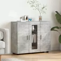 Medinė spinta Betono pilka Apdirbta mediena