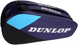 Krepšys tenisui DUNLOP FX-CLUB 10 violet/juodas/cyan