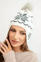 Kepurė Kepuraitė su užlenkimu Magda K293 camel