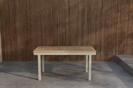 Venture Design Valgomojo stalas Panama 160x240 cm smėlio spalvos tikmedis