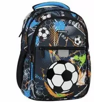 Starpak Mokyklinė kuprinė Football mėlynas