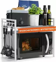 Heldenwunder Mikrobangų krosnelės pastatoma virtuvės lentyna, balta