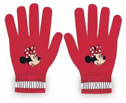 Kepurė „Disney Minnie“ raudonos vaikiškos pirštinės