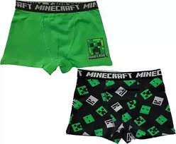 „Minecraft“ vaikiški bokseršortai, 2 vnt. pakuotėje, 10 metų
