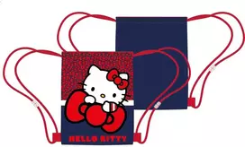Hello Kitty sportinis krepšys su raudonu kaspinu, 40 cm
