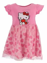 Vaikiška vasarinė suknelė „Hello Kitty Heart“ (2-6 metų)