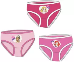 Disney Princess vaikiški apatiniai, kelnaitės (3 vnt./pakuotė)