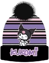Hello Kitty Kuromi juoda vaikiška kepurė