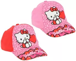 Kepurė Vaikiška beisbolo kepuraitė „Hello Kitty Hearts“ 52–54 cm