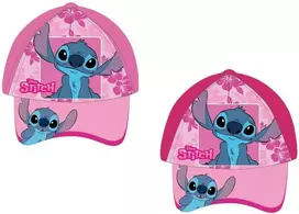 Kepurė Disney Lilo ir Stitch vaikiška beisbolo kepuraitė su saldžiai rožine spalva, 52-54 cm