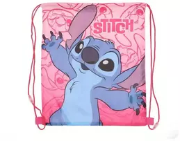 Disney Lilo ir Stitch Rožinė Planet sportinis krepšys, sportinis krepšys 40 cm