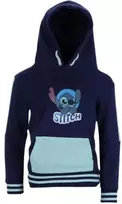 Blue Disney Lilo ir Stitch Mėlyna Chill vaikiškas džemperis su gobtuvu 2-8 metų amžiaus / 92-128 cm