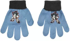 Kepurė Sonic the Hedgehog Ready mėlynos vaikiškos pirštinės