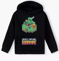 Minecraft vaikiškas megztinis 8 metų vaikams