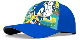 Kepurė Sonic the Hedgehog auksiniai žiedai Sonic the Hedgehog vaikiška beisbolo kepuraitė 52 cm
