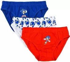 Sonic the Hedgehog Gotta Go vaikiški apatiniai, kelnaitės (3 vnt./pakuotė) 3-4 metai / 98-104 cm