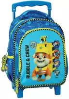 Paw Patrol Rubble & Crew riedanti darželio kuprinė, krepšys 30 cm
