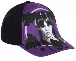Kepurė Trečiadienio „Dark Vibes“ juoda vaikiška beisbolo kepuraitė 54 cm