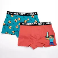 „Minecraft“ vaikiški bokseršortai, 2 vnt. pakuotėje, 12 metų