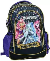 Monster High Crew mokyklinė kuprinė, rankinė 42 cm