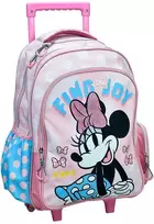 Disney Minnie Joy mokyklinis krepšys su ratukais, 46 cm