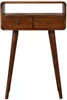 Artisan Furniture Riešutmedžio Mini konsolinis staliukas