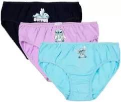 Disney Lilo ir Stitch Alien vaikiški apatiniai, kelnaitės (3 vnt./pakuotė) 6-8 metų amžiaus / 116-128 cm