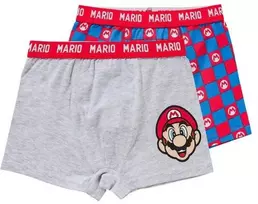 Vaikiškos „Super Mario“ bokserinės trumpikės, 2 vnt. pakuotėje, 8 metai