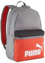 Puma Kuprinė Phase Color Block Backpack Pilkas Raudona 091175 02