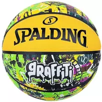 KREPŠINIO KAMUOLYS SPALDING GRAFFITI™ Žalias/Geltonas 5 DYDIS