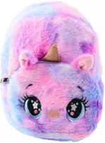 Vaikiška pliušinė kuprinė Vienaragis, 20 cm, 3L, rožinė/mėlyna
