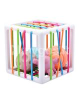 Lavinamasis sensorinis kubas su formelėmis WOOPIE BABY „Crazy Shapes“, 5 vnt.
