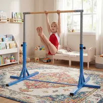 Promotions Gimnastikos skersinis, 195x121x85-145 cm, mėlynas, metalinis rėmas