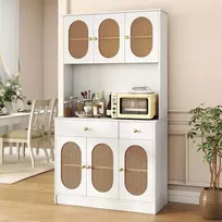 Promotions Virtuvės spintelė, 100x40x180 cm, balta, su sandėliavimo vieta