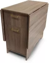 Domoletti prailginamas stalas, ąžuolo spalvos, 40 - 160 cm x 80 cm x 75 cm