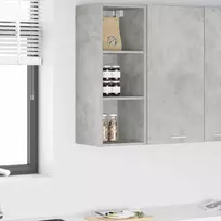 Pakabinama spintelė su saugykla Betono pilka 30 x 29,5 x 80 cm