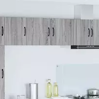 Sieninė spintelė PORTO 2 pcs Pilkas Sonoma 40 x 31 x 40 cm