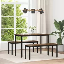 Valgomieji stalai 110 x 100 x 75 cm METALAS