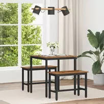 Valgomieji stalai 70 x 70 x 75 cm METALAS