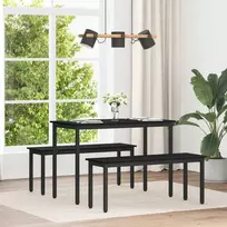 Valgomieji stalai 110 x 100 x 75 cm METALAS