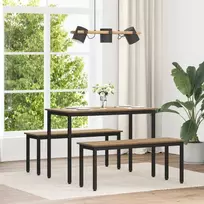 Valgomieji stalai 110 x 100 x 75 cm METALAS