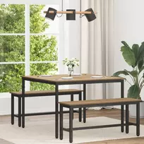 Valgomieji stalai 110 x 110 x 75 cm METALAS