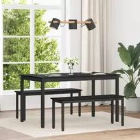 Valgomieji stalai 140 x 80 x 75 cm METALAS