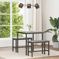 Valgomieji stalai 70 x 70 x 75 cm METALAS