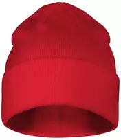 Malfini As Unisex megzta kepurė MALFINI Beanie 315 red – klasikinis žieminis modelis