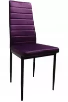 Violetinė veliūrinė kėdė – elegancija ir komfortas moderniai svetainei