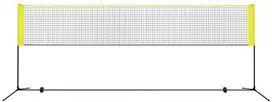 Promotions Badmintono tinklinio tinklas, 420x102x82-155 cm, geltona, reguliuojamas