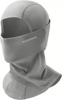Kepurė ROCKBROS žieminė balaklava sportui iš poliesterio ir elastano, šviesiai pilka, unisex, 13427345001/RBS
