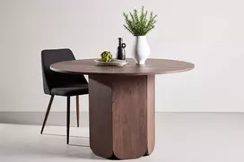 Venture Design Valgomojo stalas Tekla 120x75 cm Rudas MDF